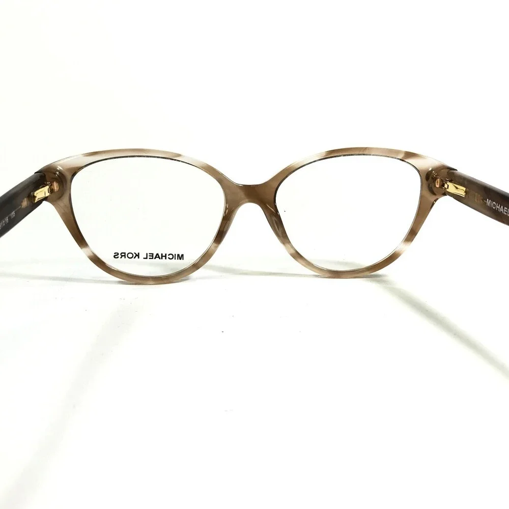 Michael Kors Eyeglasses Frames MK4042 3235 Kia Brown Round Full Rim 51-16-135